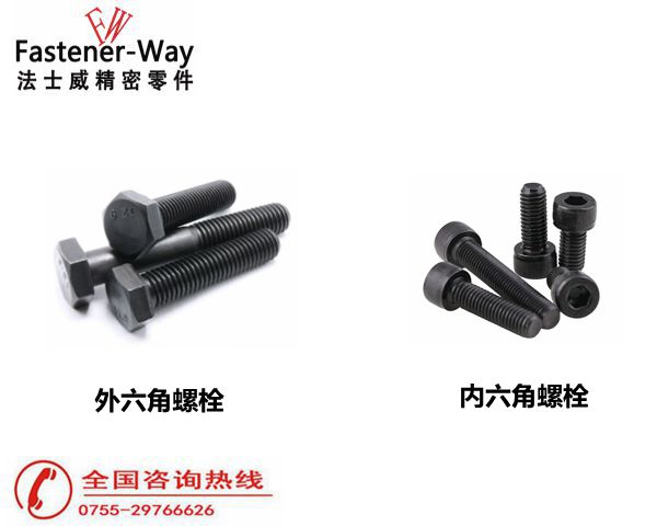 外六角螺栓和內(nèi)六角螺栓 外六角螺栓和內(nèi)六角螺栓